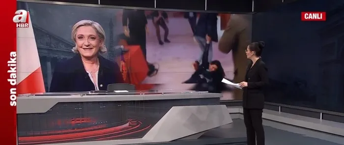 Fransa’yı ayağa kaldıran görüntüler: Le Pen’i protesto etti! Yerde sürüklendi