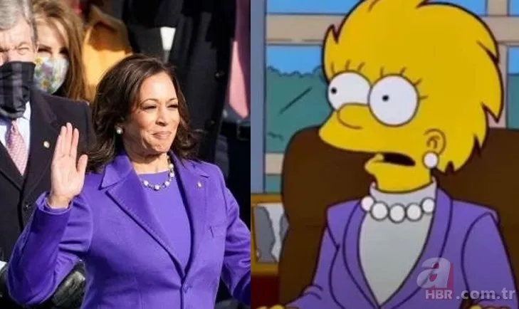 Simpsonlar dizisiyle ABD'deki yemin töreninde yaşanan benzerlikler dikkat çekti