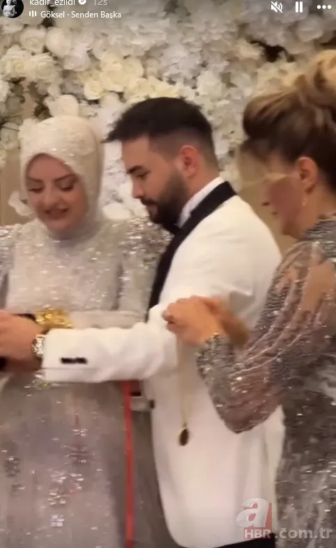 Kadir Ezildi düğün gibi nişan yaptı! Kayınvalide bir tepsi altın taktı 5