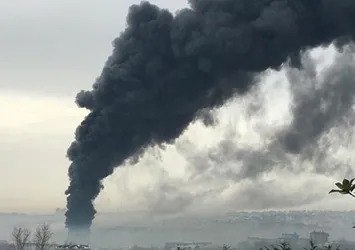 Son dakika: İstanbul'da fabrika yangını