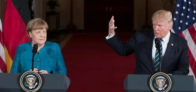 TRUMP'TAN MERKEL'E SERT HATIRLATMA!
