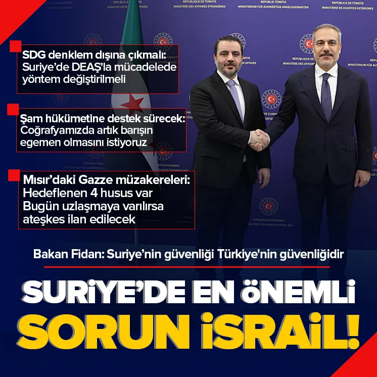 Bakan Fidan’dan Suriye mesajı