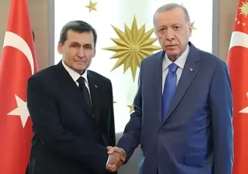 Son dakika | Başkan Erdoğan Raşid Meredov'u kabul etti