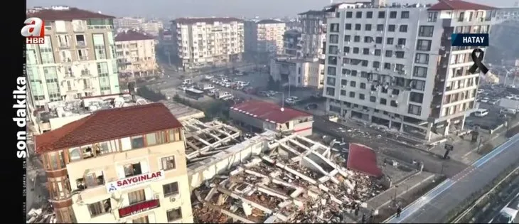A Haber drone kamerasından DEPREM bölgesi! Facianın boyutunu gözler önüne seren dehşet verici görüntüler