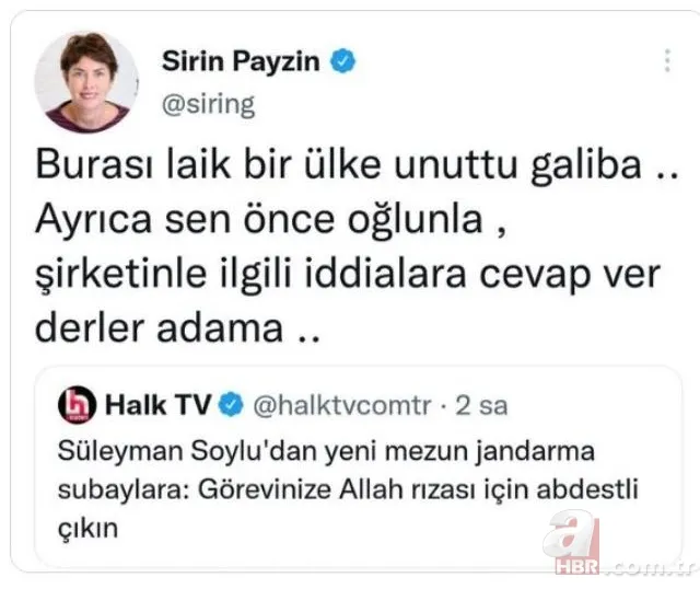 Askerlere 'Abdest alın' ricası Halk TV sunucusu Şirin Payzın'ı rahatsız etti 4