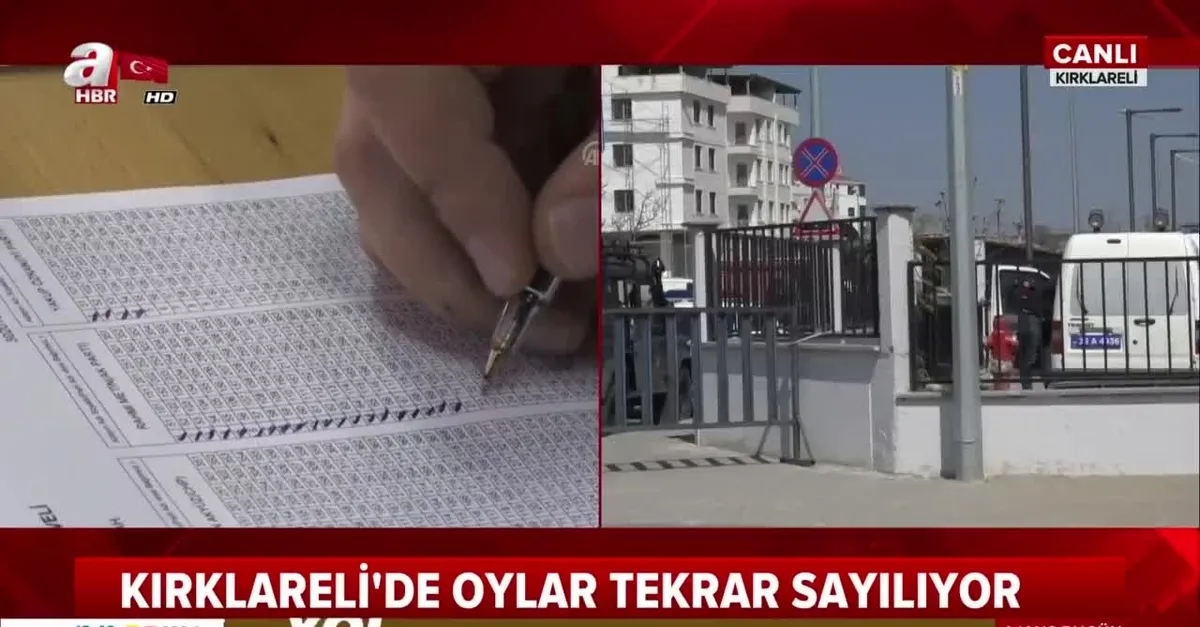 YSK'dan flaş Kırklareli kararı! | Video