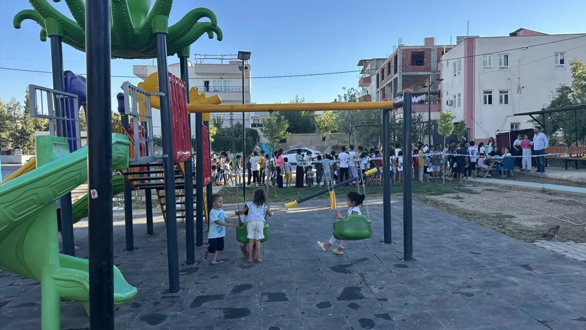 Kahta'da yapılan parkın adını çocuklar oylarıyla belirledi