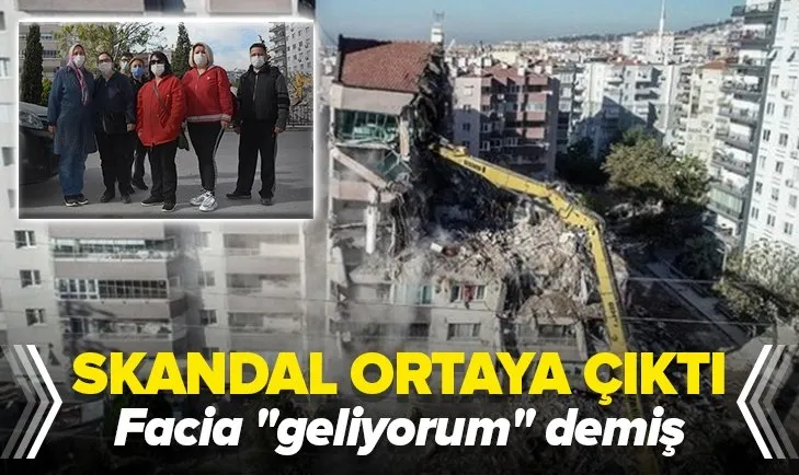 İzmir’deki depremde çöken Yılmaz Erberk Apartmanı’nda market için kolonlar ve duvarlar kırılmış
