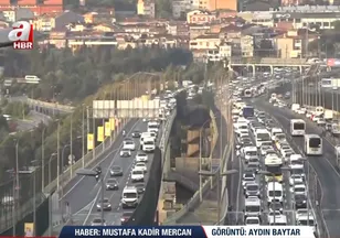 İstanbul'da trafik yüzde 45! Haftanın ikinci gününde hangi yollarda yoğunluk var?