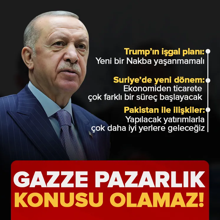 Başkan Erdoğan: Gazze pazarlık konusu olamaz