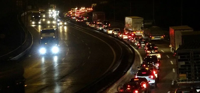 TEM'de bayram yoğunluğu arttı