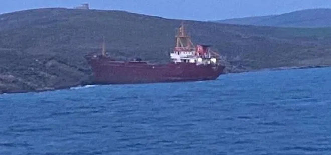 Çanakkale Bozcaada açıklarında gemi kazası!