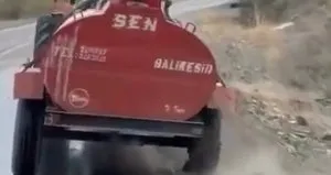 Bursa’daki yangına jant üzerinde gitti