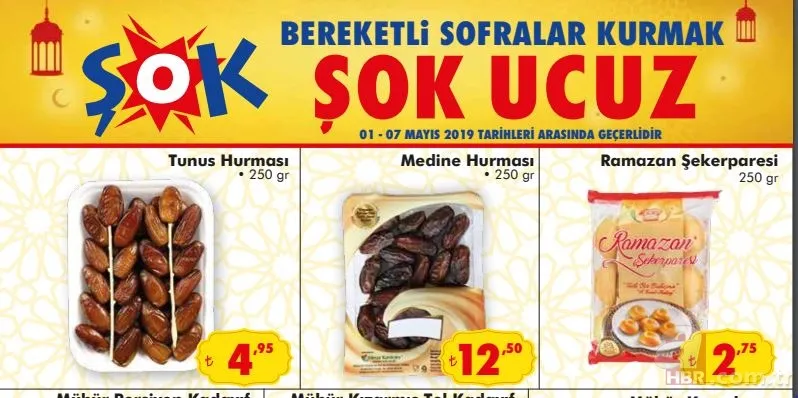 Şok aktüel ürünler kataloğu 1-7 Mayıs ile Ramazan sofraları kuruluyor! ŞOK indirimli ürünler bu hafta 10