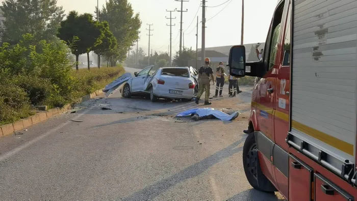 Son dakika: Bursa'da feci kaza! Otomobil, aydınlatma direğine çarptı: 3 ölü, 2 yaralı - 3