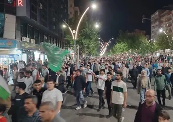 Batman halkından Gazze'ye destek yürüyüşü