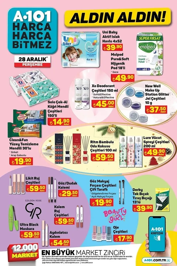 30 Aralık A101 aktüel ürünler kataloğu yayınladı! Ultra HD Smart TV, çay makinesi, döküm tencere, fotoğraf yazıcısı uygun fiyattan satışta