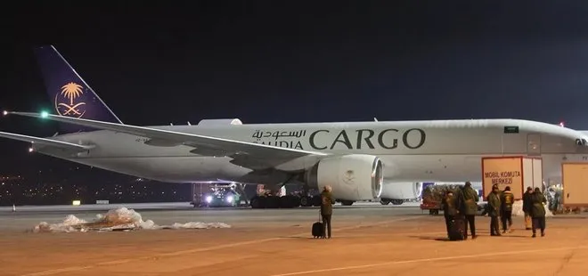 Suudi Arabistan depremzedeler için 14’üncü yardım uçağını yolladı
