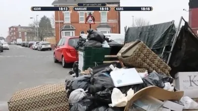 Birmingham’da sokaklar çöple doldu taştı!