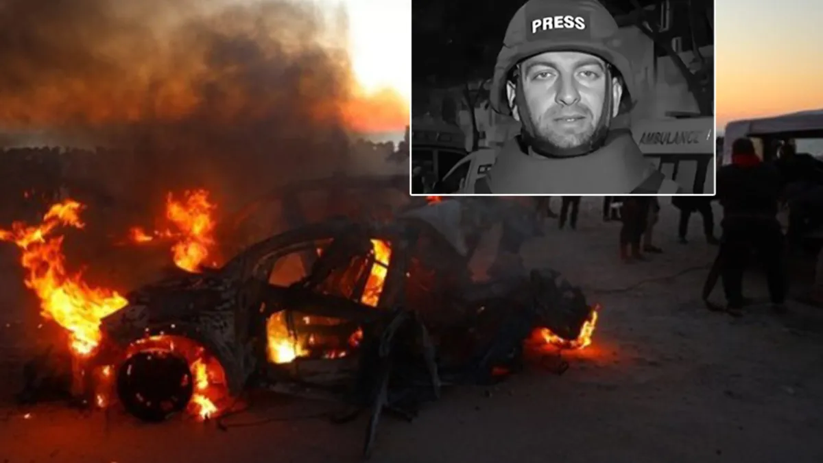 İşgalci İsrail Gazze'de Al Jazeera Muhabiri Wishah'ı katletti!