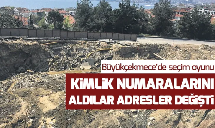 Büyükçekmecede seçim oyunu! Kimlik numaralarını aldılar...