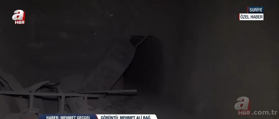 A Haber Suriye'deki o dev mühimmat deposunu görüntüledi! İşte dağın altında cephanelik 7