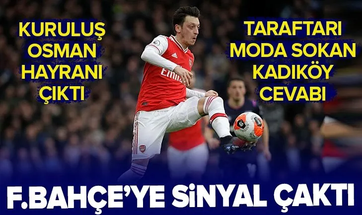 Fenerbahçe'ye transfer olması beklenen Mesut Özil'den taraftara özel cevaplar