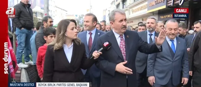 Yerel seçimlere doğru! BBP Genel Başkanı Mustafa Destici A Haber’de soruları yanıtladı