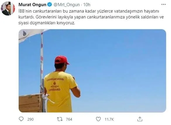 CHP’li İBB Sözcüsü Murat Ongun A Haber çalışanlarını darbeden cankurtaranlara sahip çıktı! Saldırganlarla ilgili flaş gelişme