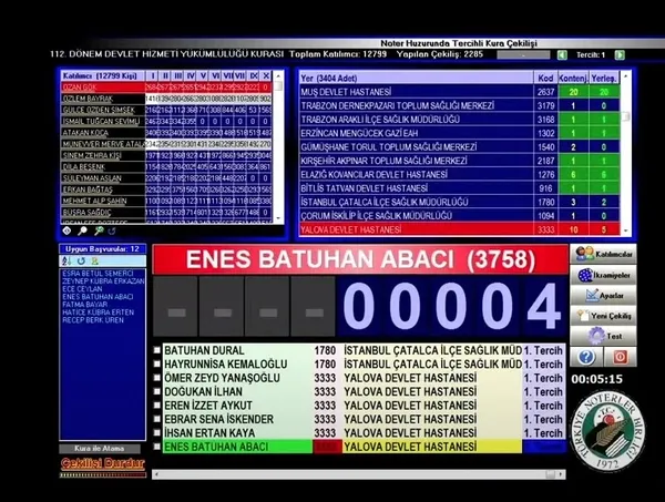 SAĞLIK BAKANLIĞI DHY KURA SONUCU 2023! 13 Eylül 2023 DHY 112. dönem atama kura çekimi sonuçları nihai isim listesi!