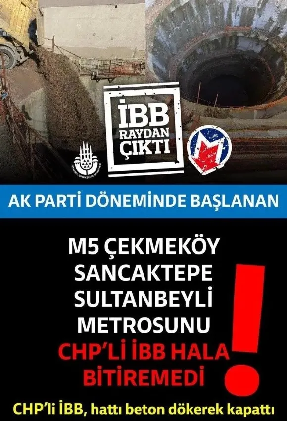 İBB iyice raydan çıktı! 33 milyar lira krediye rağmen metro yatırımı yok! İşte engelleniyoruz iftirasına dair gerçekler...