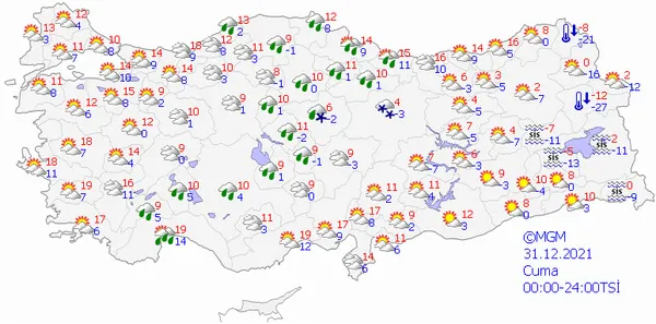 Yılbaşında kar yağacak mı? Meteoroloji uzmanından flaş uyarı! İşte 5 günlük hava durumu