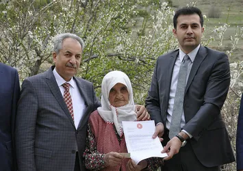 Erdoğan’dan Fadime nineye mektup