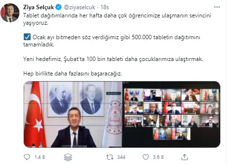 Milli Eğitim Bakanı Selçuk binlerce öğrenciye müjdeyi verdi! Tablet başvurusu yapan öğrenciler dikkat