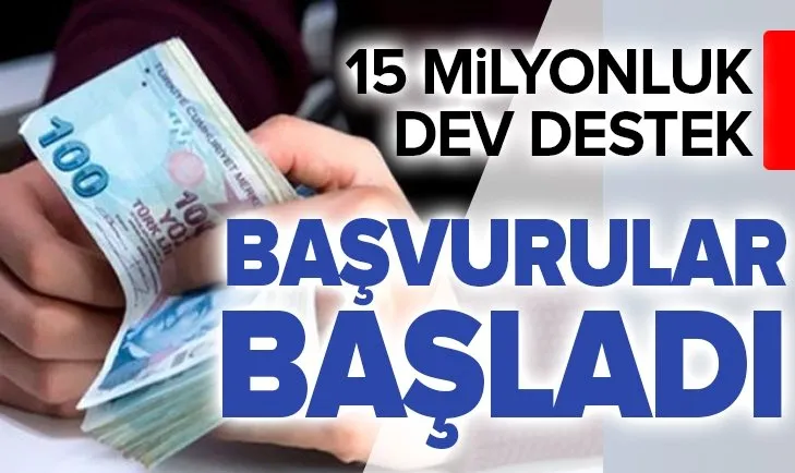 Bakan Ersoy açıkladı! 15 milyonluk dev destek: Başvurular başladı