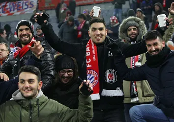 Gurbetçiler, Beşiktaş’ı yalnız bırakmadı