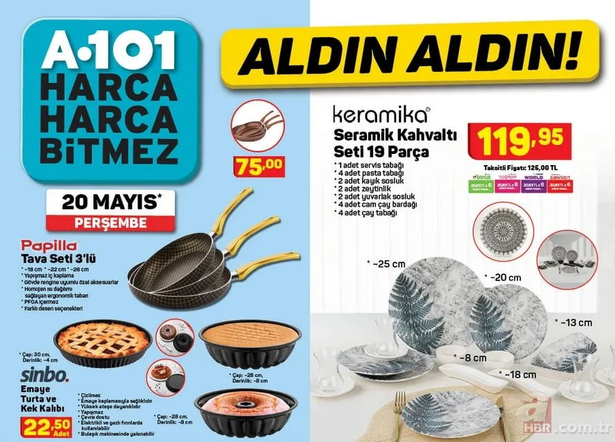 A101'de perşembe indirimleri başlıyor! 20 Mayıs 2021 A101 aktüel ürünler kataloğunda neler var? 12