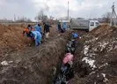 Mariupol’de toplu mezarlar! Bombalar arasında kaldılar