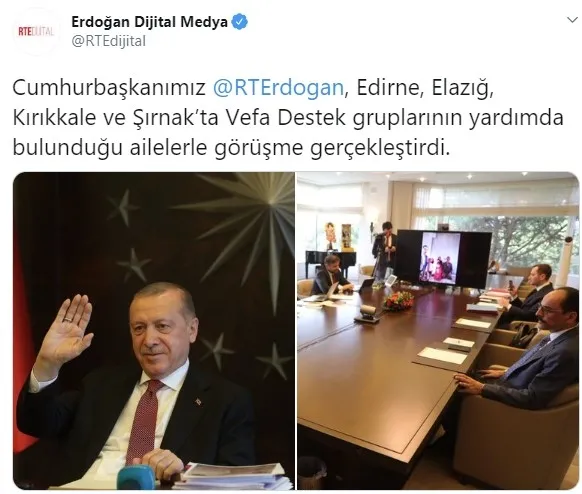 Son dakika: Başkan Erdoğan yardım yapılan ailelerle görüştü - 1
