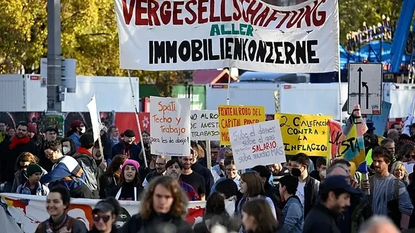 Avrupa'da kriz tırmanıyor! Her kesimden insanlar iş bırakıp eyleme başladı! Gerilim had safhada - 4