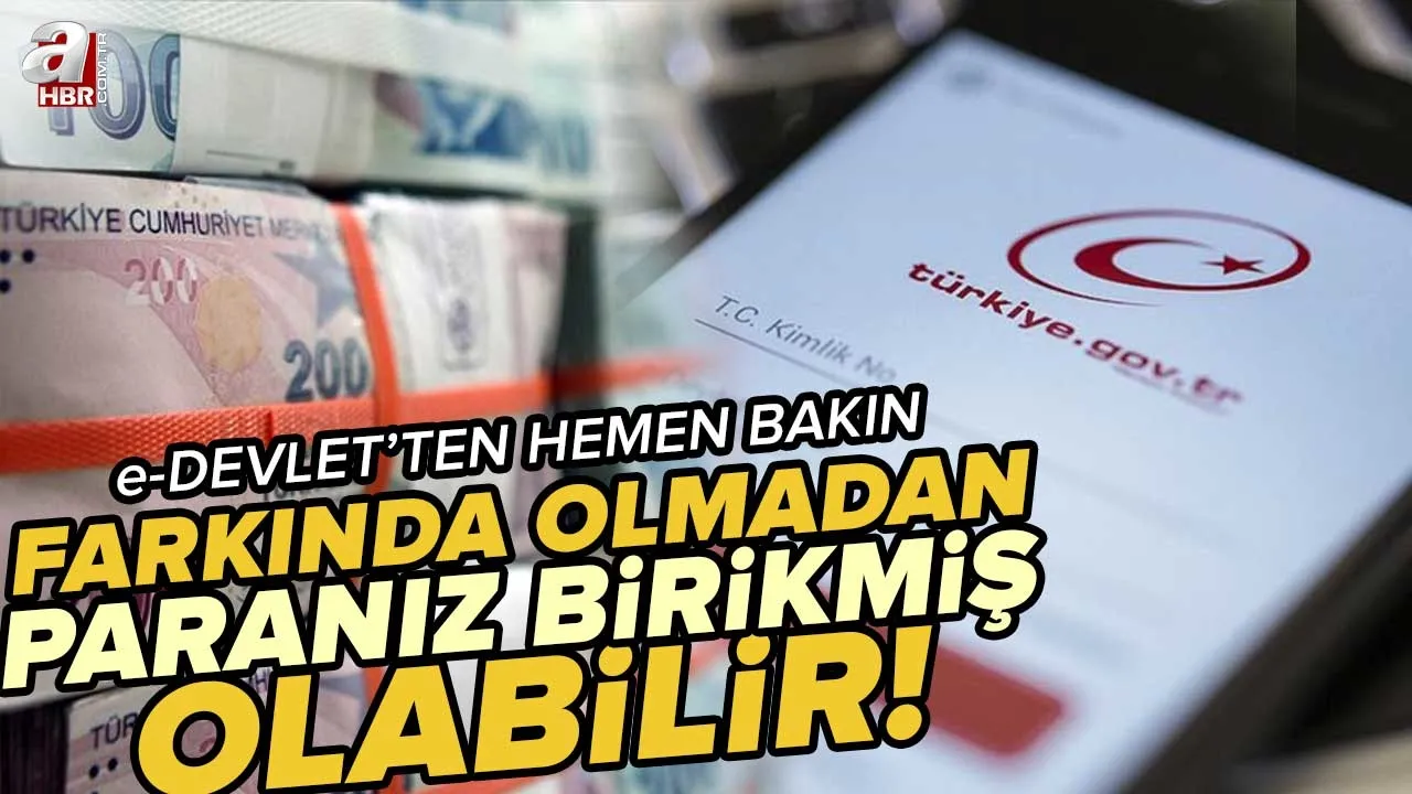 e-Devlet'e bakın kolayca görüntüleyin! Farkında olmadan paranız birikmiş olabilir! Büyük meblağlara ulaşanlar var!