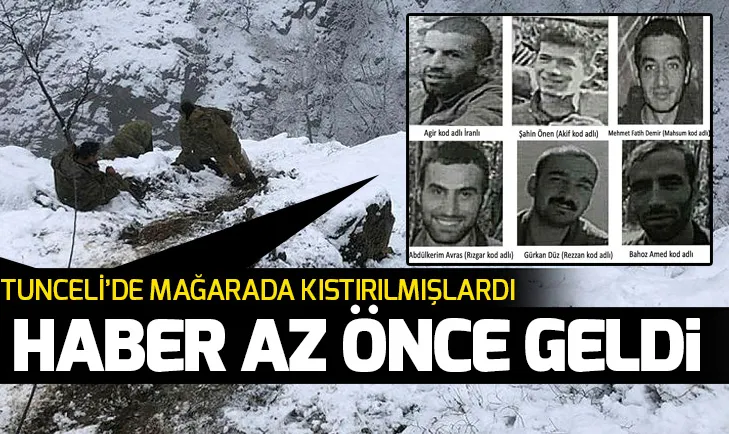 Tuncelide teröristlerin kıstırıldığı mağara bombalandı