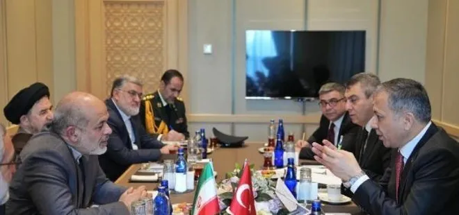 İçişleri Bakanı Ali Yerlikaya İranlı mevkidaşı Ahmed Vahidi ile bir araya geldi