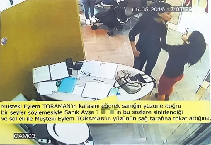İşte Eylem Toraman’ın yediği o tokat! - 1