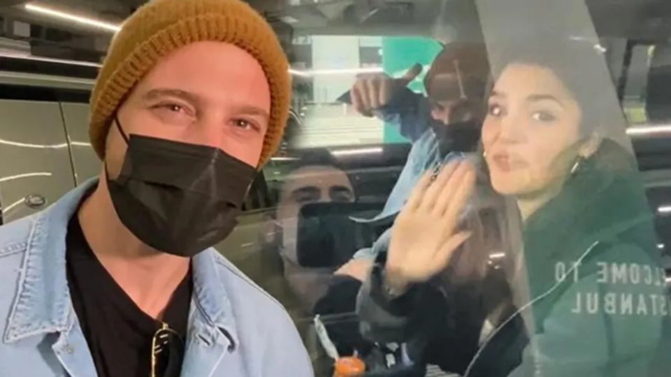 Hande Erçel özleme dayanamadı! Kerem Bürsin’in yanına koştu
