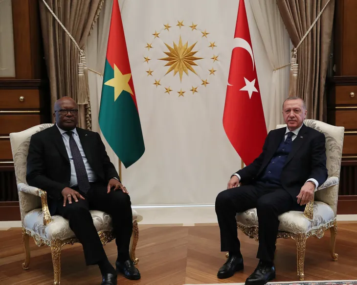 Başkan Erdoğan Burkina Faso Devlet Başkanı Kabore'yi karşıladı