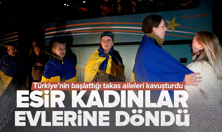 Ukraynalı kadınlar ülkelerine döndü