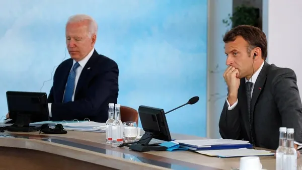 Son dakika: ABD ile Fransa arasındaki "denizaltı krizi" sonrası Macron ve Biden görüştü! - 7