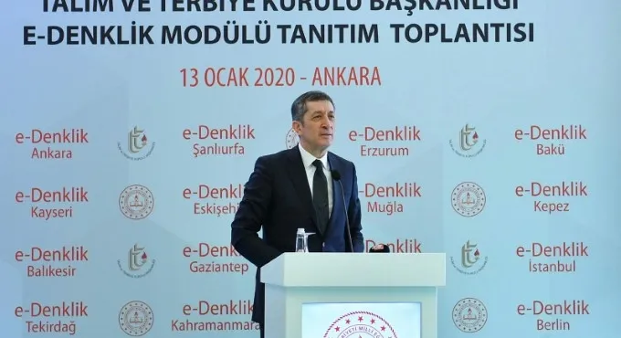 Milli Eğitim Bakanı Selçuk: e-denklik modülünü hayata geçirmiş bulunuyoruz