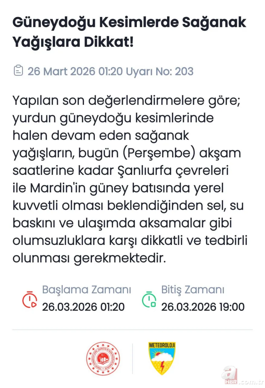 Bu saatlere dikkat! MGM’den sis ve kuvvetli sağanak uyarısı: 2 ilde sarı kodlu alarm 3